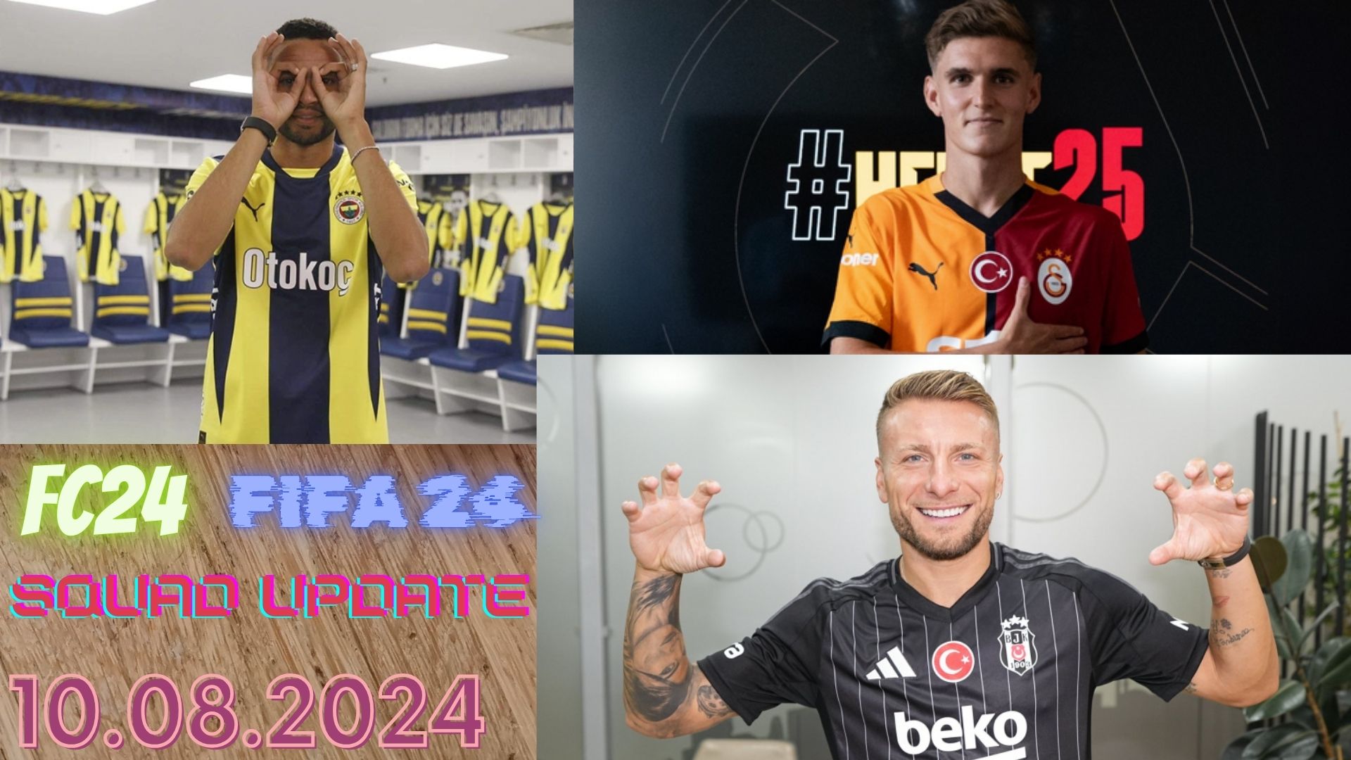 FC24/Fifa24 Kadro Güncellemesi Ağustos / Agust Squad Update (10.08.24)